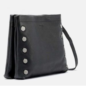 NWT Hammitt Duke Triple Compartment Crossbody Bag - Black / Gunmetal